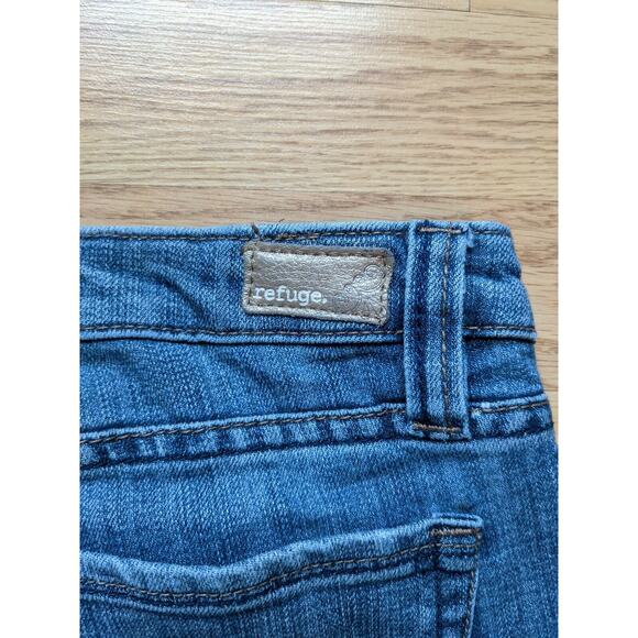 Womens Refuge Jeans Size 7S Blue Denim Cotton Polyester Spandex Blend Logo - Picture 3 of 11